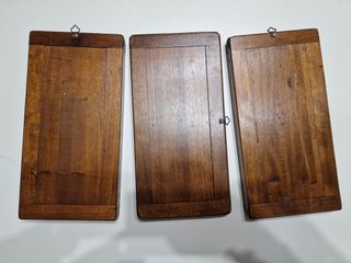 3 quadri in legno