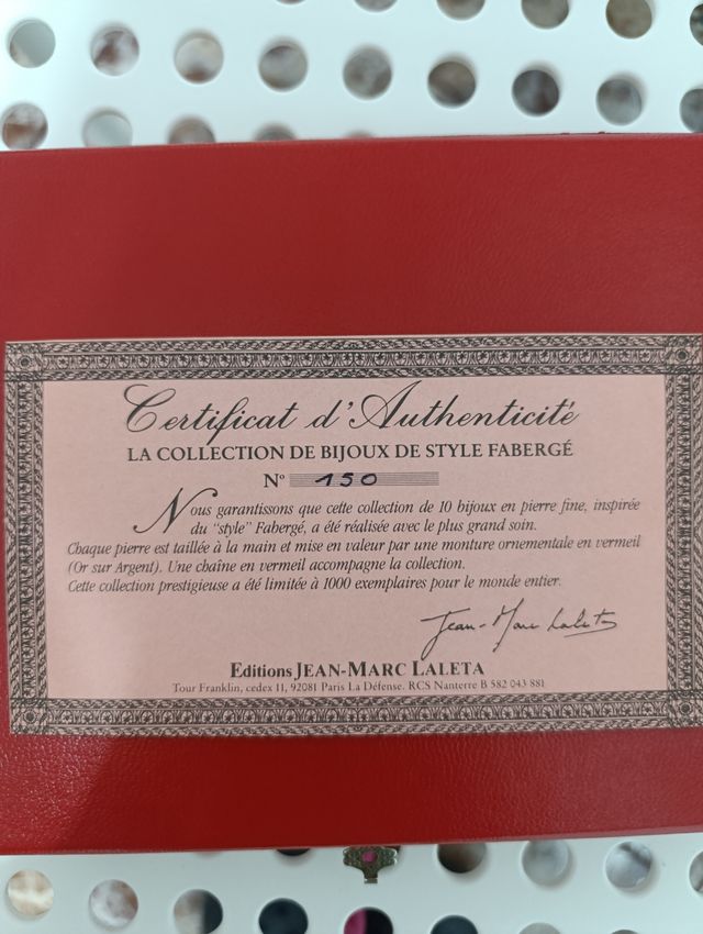 Pietre della collezione Fabergé style