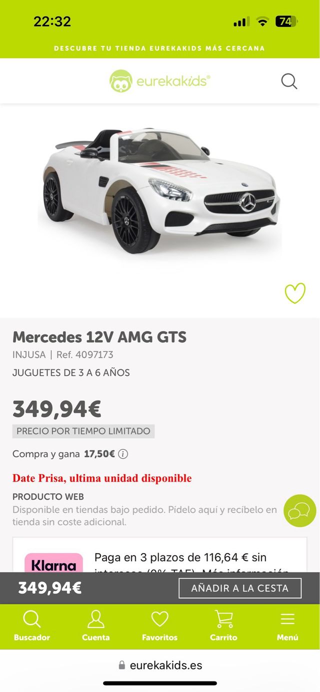 Cochecito niño con mando a movil