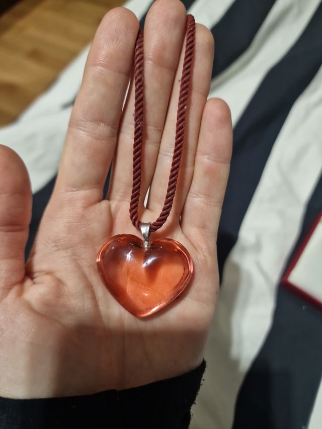 Baccarat collar vintage corazón