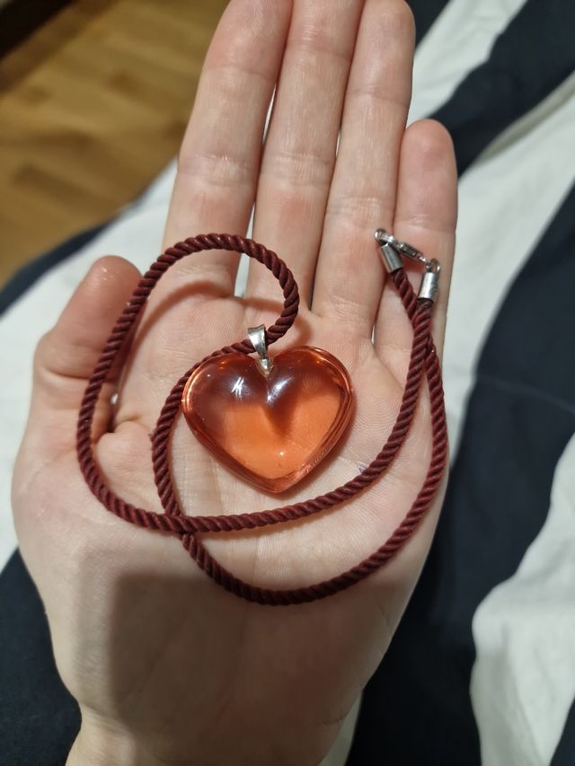 Baccarat collar vintage corazón