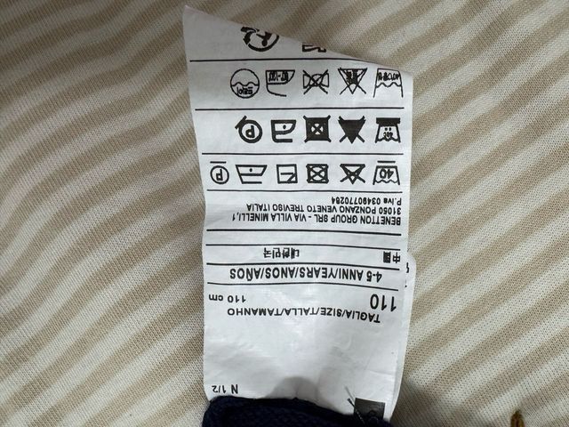 Jersey Benetton niño