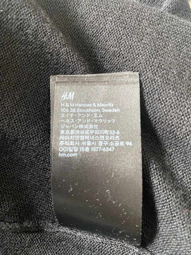 Chaqueta negra larga