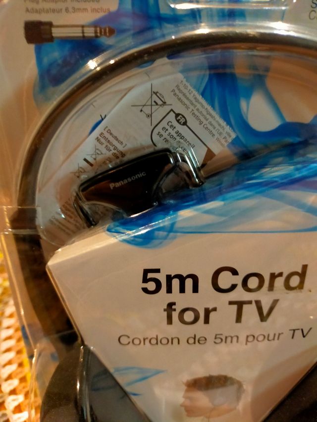 Cascos auricular Panasonic 5m