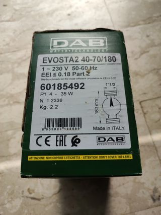 DAB EVOSTA 2 40-70-180