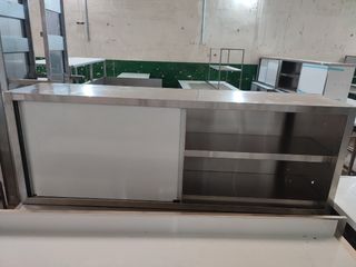 ARMARIO PARED NUEVO ACERO INOX 1,8M
