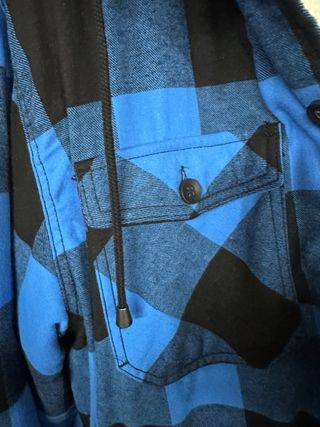 Sobrecamisa azul a cuadros