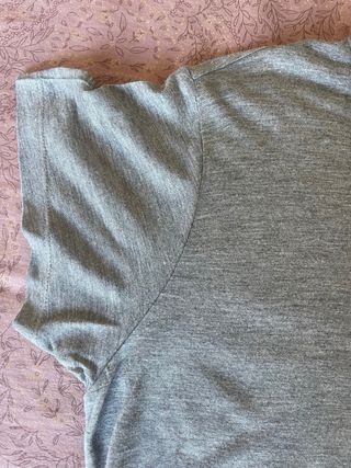 Camiseta Mujer Scalpers gris con calavera talla L