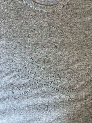 Camiseta Mujer Scalpers gris con calavera talla L