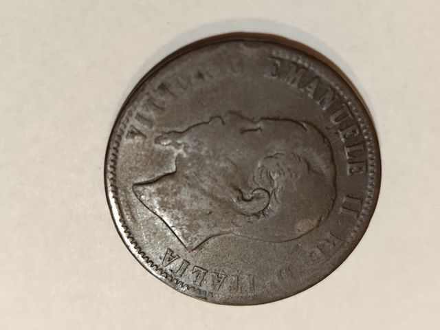 10 centesimi anno 1866 Vittorio Emanuele II°.