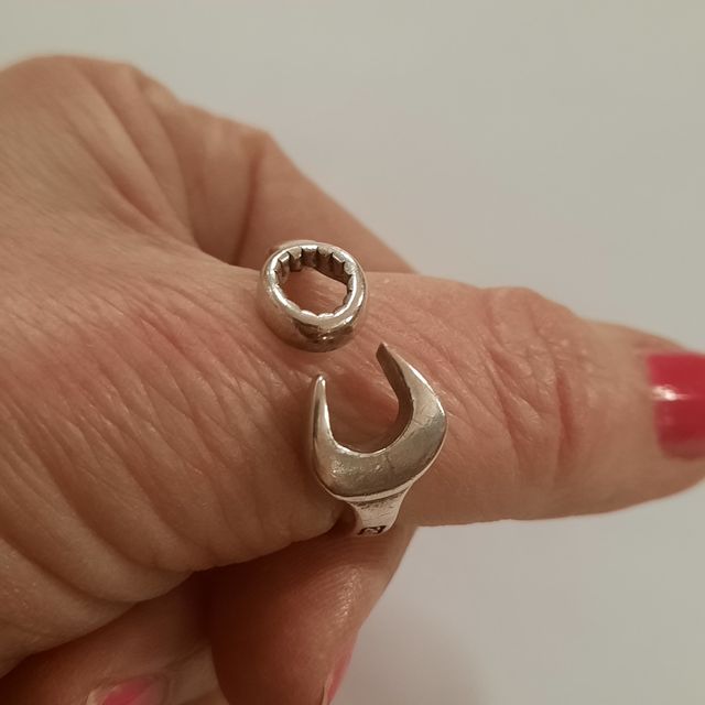 Anello Iron Man argento massiccio mis20