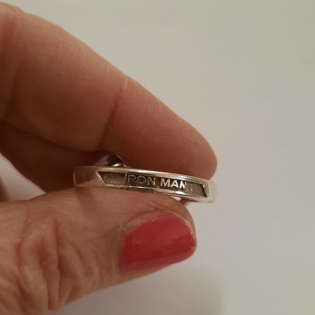 Anello Iron Man argento massiccio mis20