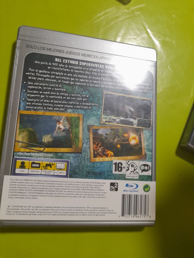 Videojuego Uncharted El Tesoro de Drake