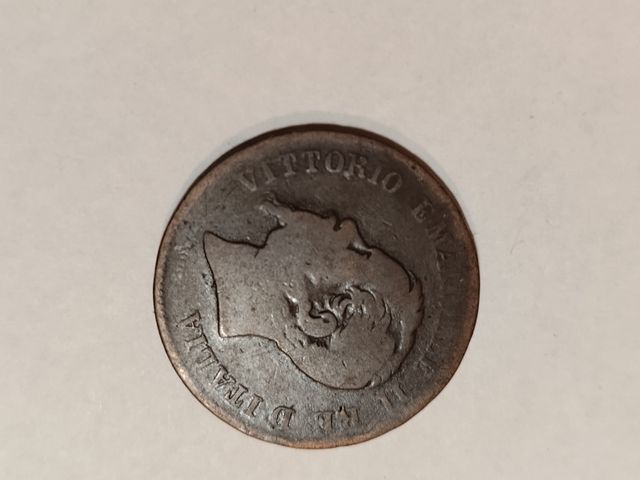 3 monete anno 1867 Vittorio Emanuele II°.