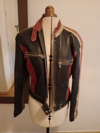 Cazadora estilo moto años 80