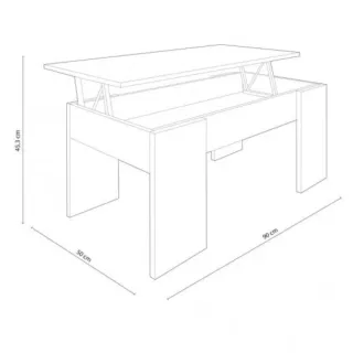 Mesa de centro elise