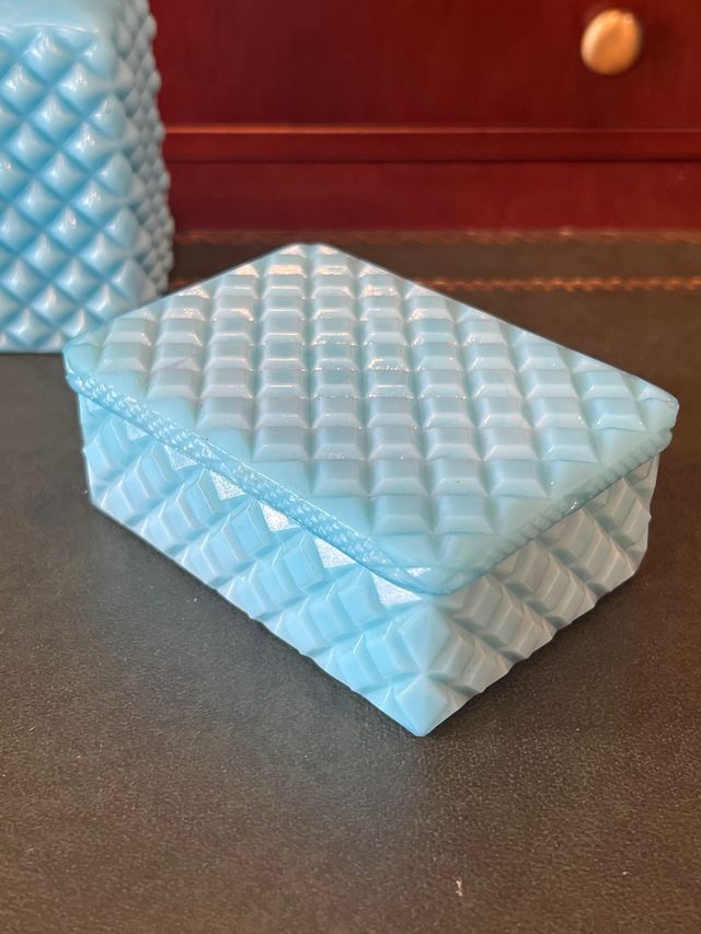 OPALINA AZUL / CONJUNTO TOCADOR