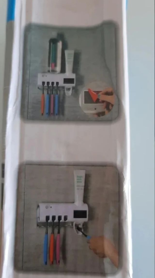 Esterilizador automatico cepillos de dientes