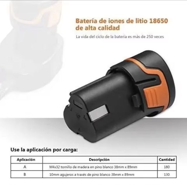 NUEVO MALETÍN TALADRO INALÁMBRICO TACKLIFE 12V