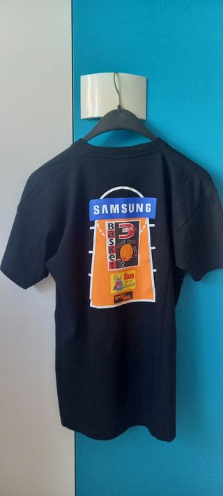 t- shirt maglietta basket 3 vs 3 samsung come nuov