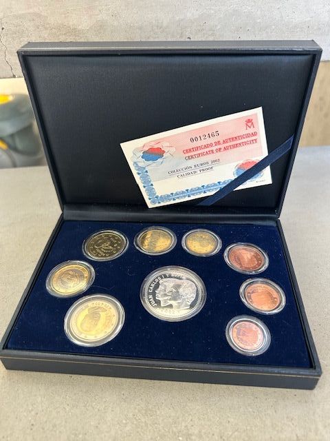 Colección Euros en estuche FNMT - Año 2002