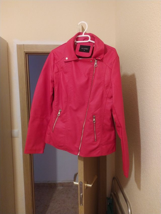 Chaqueta de polipiel de mujer