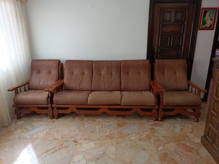 Sofá 3 plazas + 2 butacas