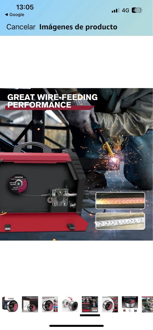 Alambre de soldadura de núcleo de fundente