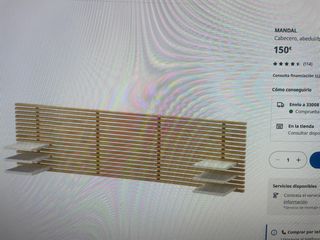 Cabecero ikea Mandal