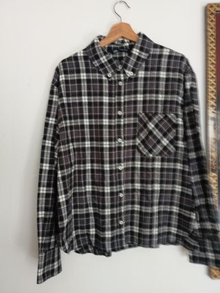 Camisa franela Zara 