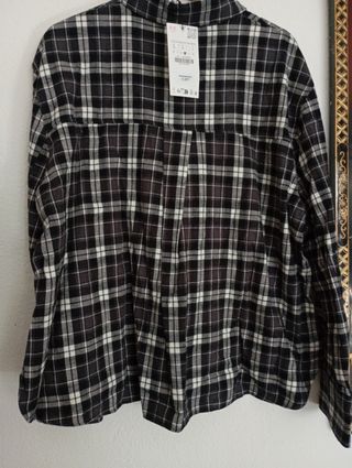 Camisa franela Zara 