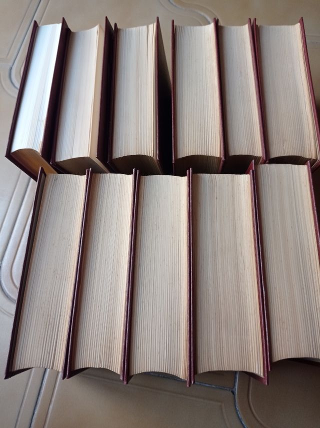 Lote obras selectas de premios Nobel. 11 tomos