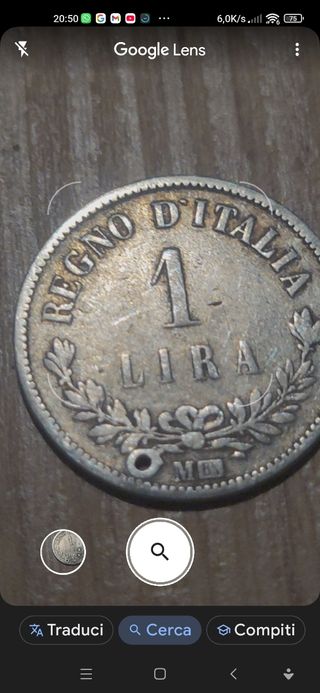 1 lira 1863