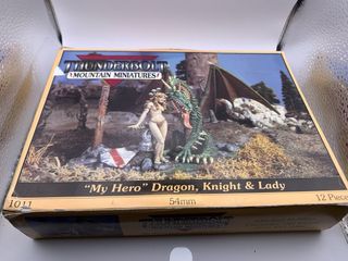 thunderbolt mountain miniatures dragon knight lady