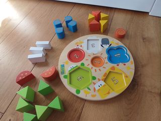 Puzzle madera Chunky numeric Andreu toys