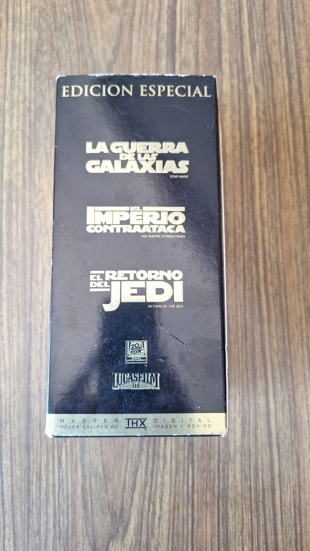 Pack Episodios IV, V, VI de Star Wars VHS