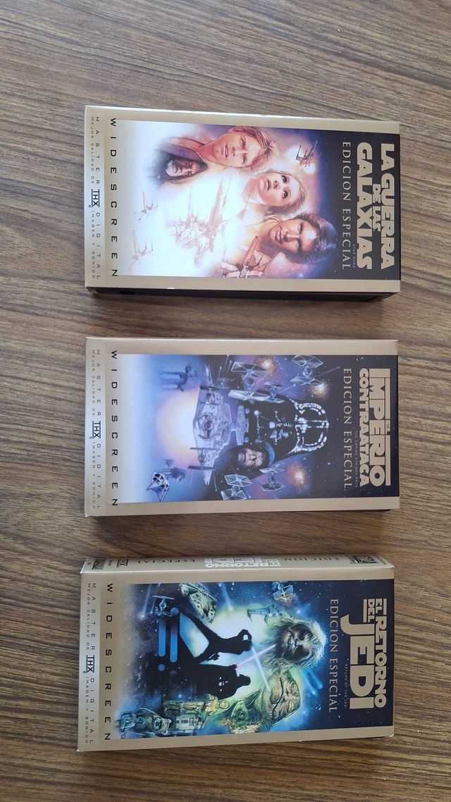 Pack Episodios IV, V, VI de Star Wars VHS