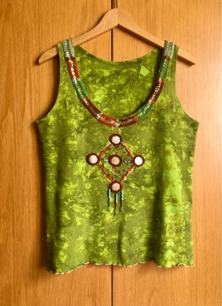 Preciso Top Hippie con collar M/L