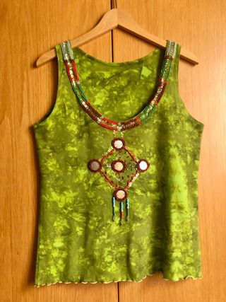 Preciso Top Hippie con collar M/L