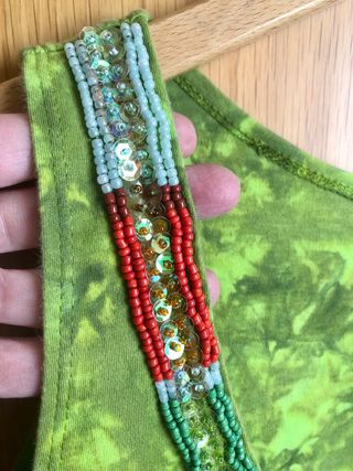 Preciso Top Hippie con collar M/L
