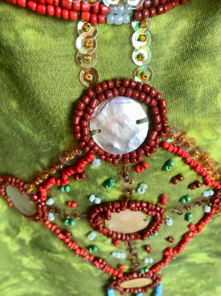 Preciso Top Hippie con collar M/L