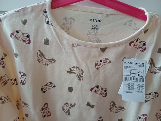 Camiseta niña sin estrenar talla 10