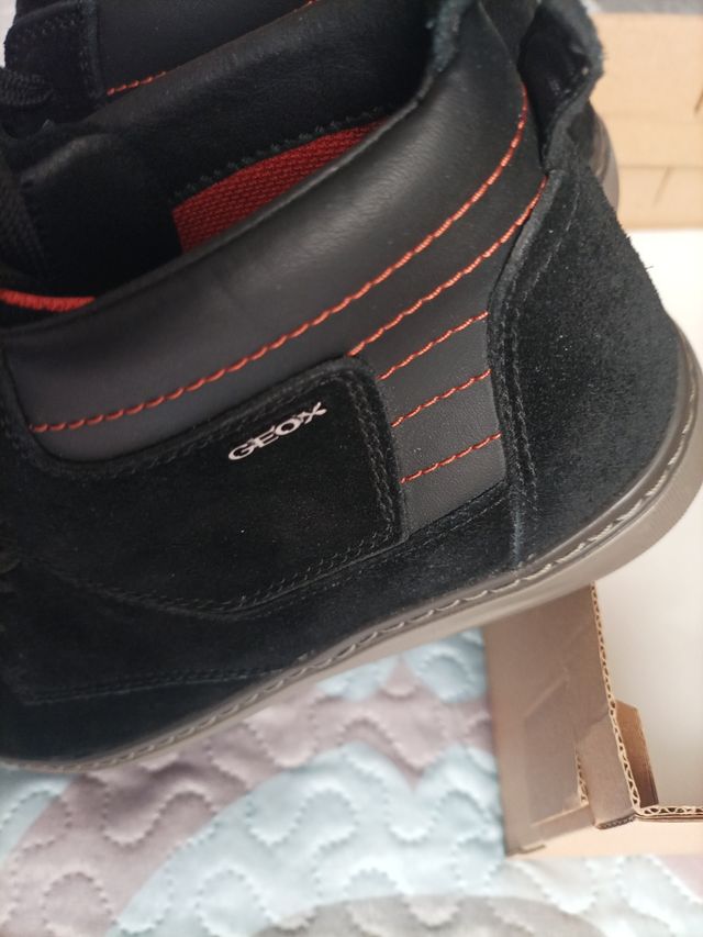 BOTINES Chico GEOX  PIEL NEGRO 