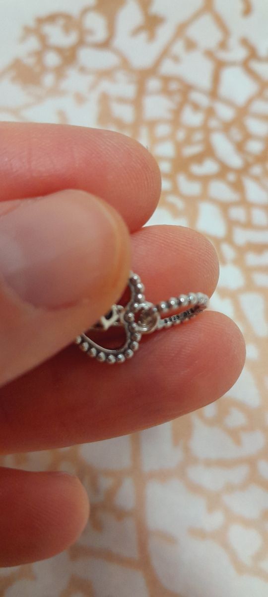 Pandora charm corazón verde