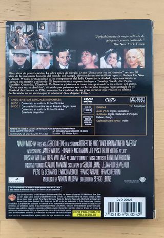 DVD - Érase una vez en América - Ed. Esp.