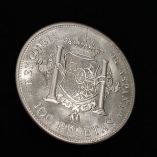 100 pesetas de 1987 - Reproducción
