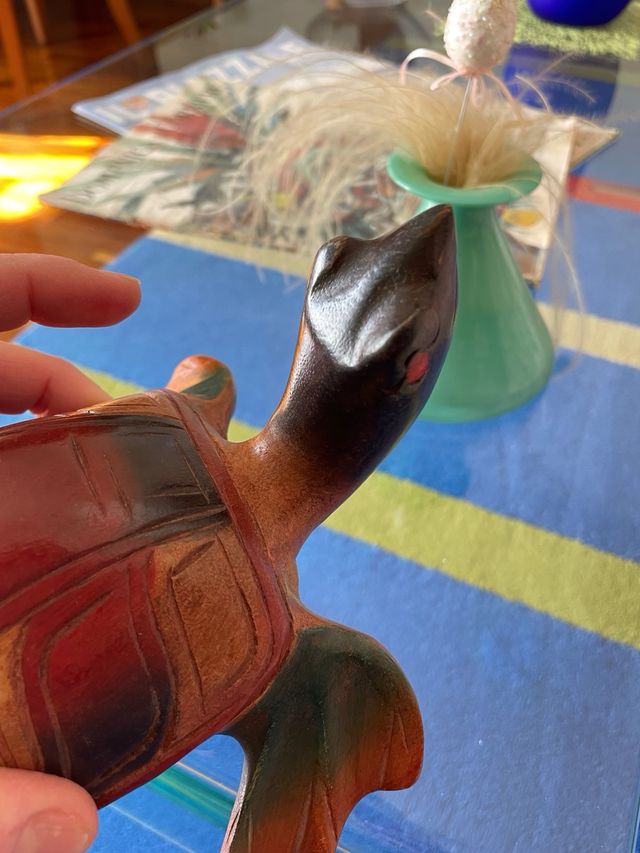 Decorazione in legno intagliato Artigianato 