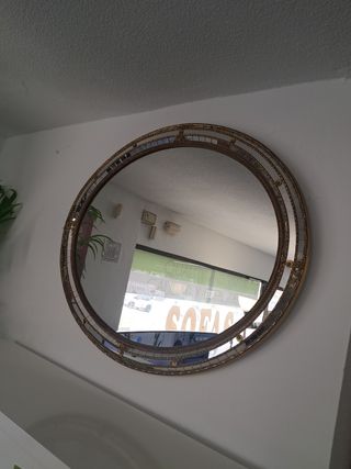 Espejo antiguo ovalado