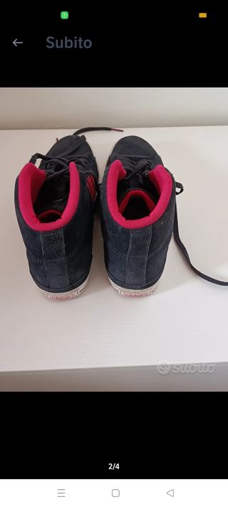 Sneakers Adidas originali blu e fucsia