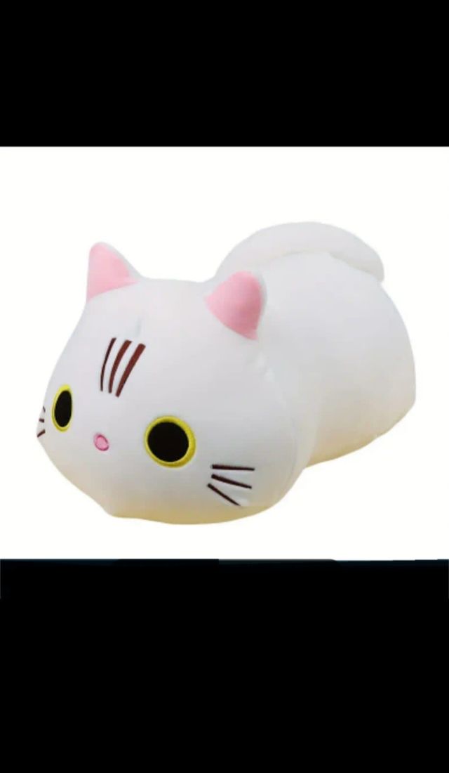 Peluche gato blanco